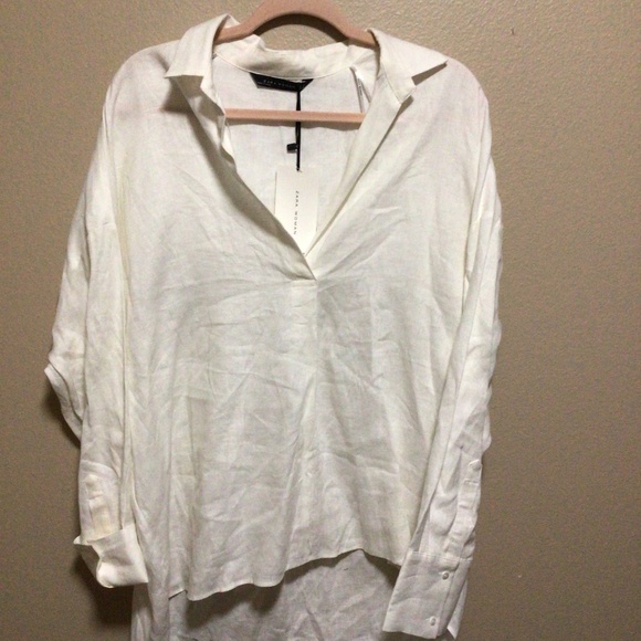 Zara Tops - Zara linen shirt